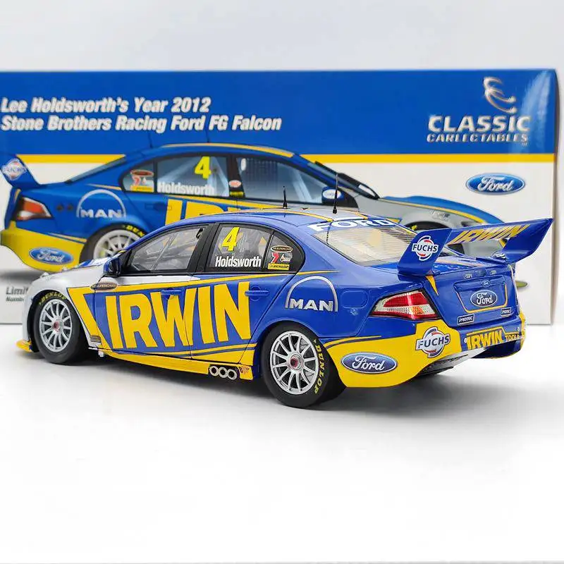 Classic 1:18 For Lee Holdsworth's 2012 Stone Brothers Racing Ford FG Falcon #4 NO.18505 Diecast Models Auto Toys Collection |