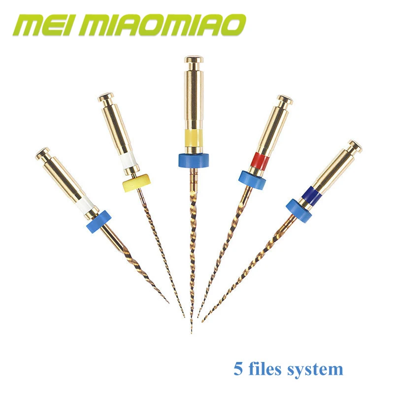 Lanpai 5 pcs/box Dental  Endo Root Canal Engine Use NiTi Super Rotary File  21/25mm Tool Instrument