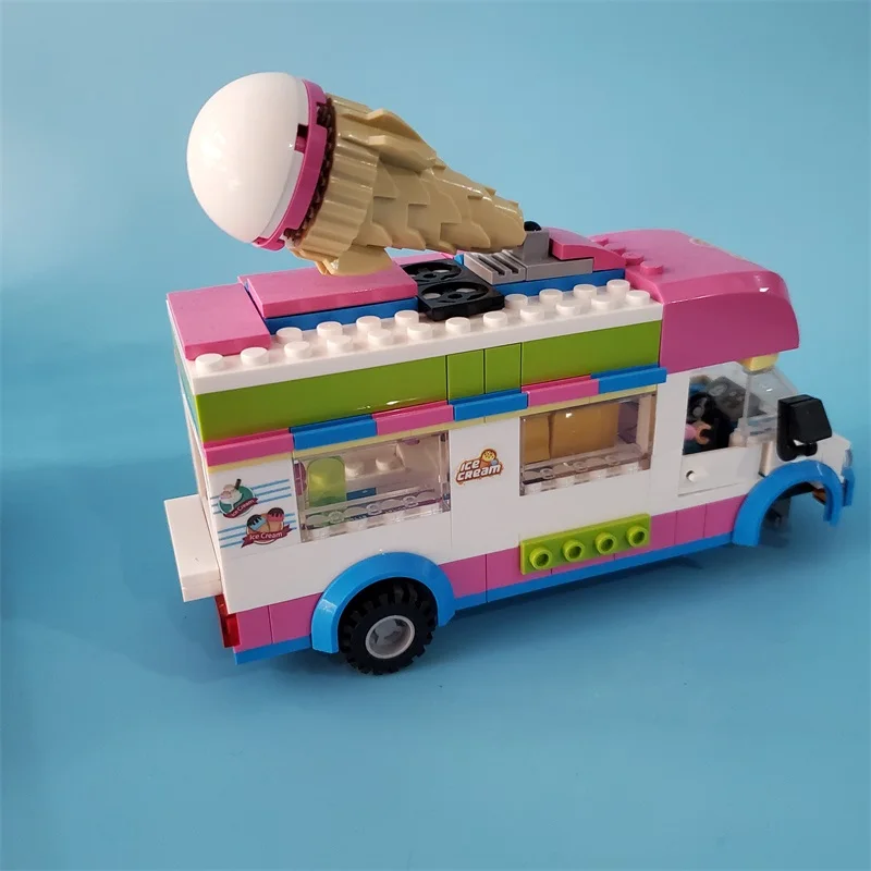 Блоки sembo модель автомобиля Строительные кирпичи Icecream brinquedos детские игрушки дети