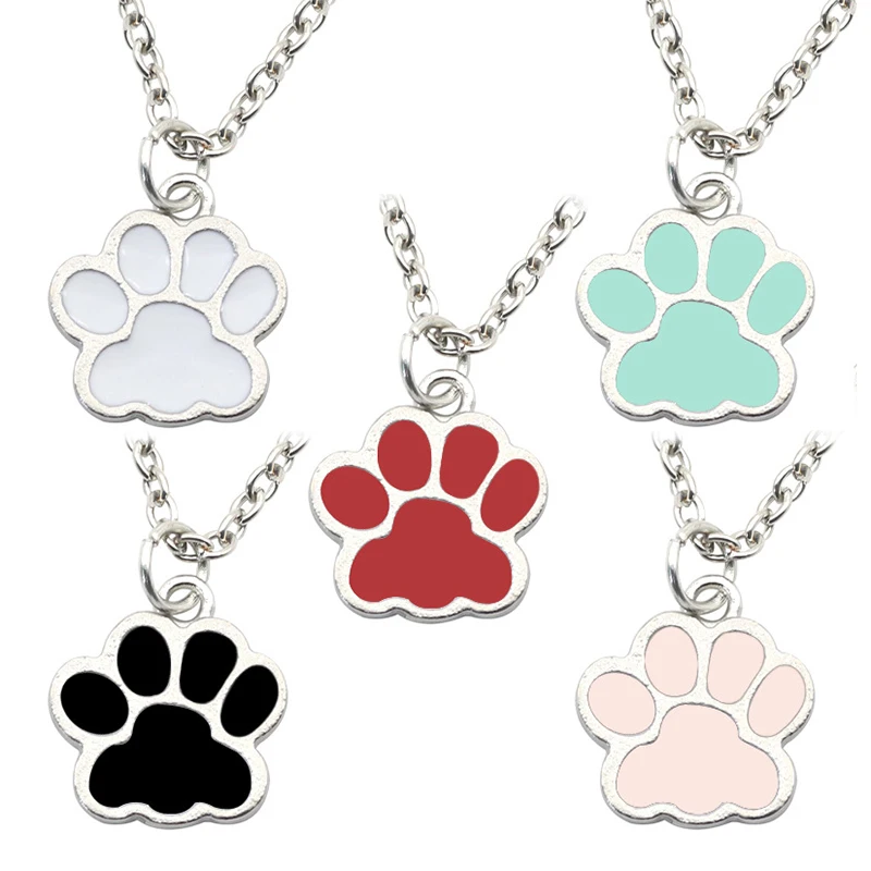 Модное ожерелье чокер с изображением милой собаки и кота|Ожерелья подвеской| |