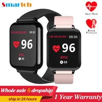 b57 smart watch waterproof heart rate blood pressure men sport smartwatch r16 pro women wearable wristbands clock pk i5 p22 y68