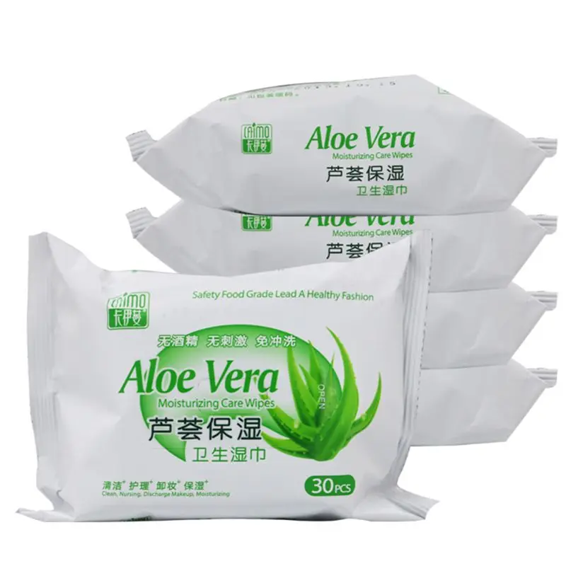 30 шт. средства ухода за кожей салфетки руки вагинальный увлажняющий личный
