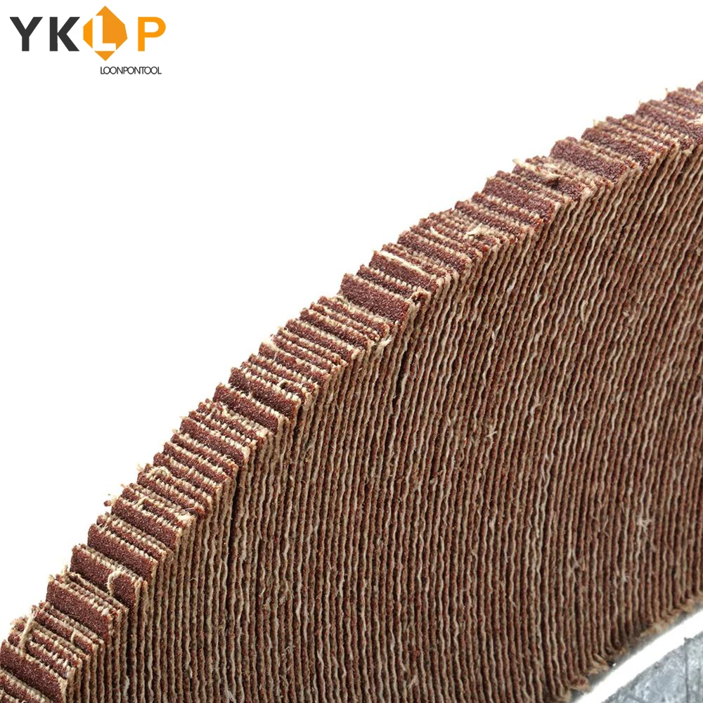 

250mm Abrasive Flap Wheel Sanding Polishing Disc for Metal 10" 32mm Bore 10mm Thickness