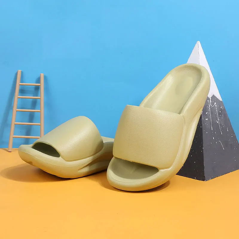 Шлепанцы женские пляжные Нескользящие водонепроницаемые на толстой подошве