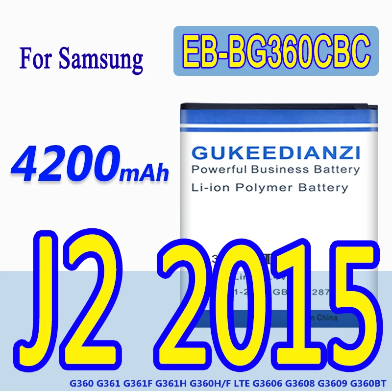 EB BG360CBC 4500 мАч Сменный аккумулятор для Samsung Galaxy J2 Win 2 Duos TV Core Prime SM G360 G3606 G3608 G3609 G360BT