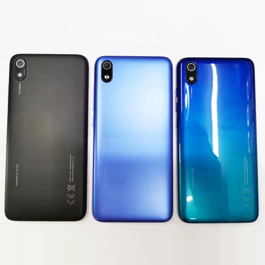Для Xiaomi Redmi 7A Redmi7A задняя крышка корпуса с камерой len батарея чехол с логотипом Замена