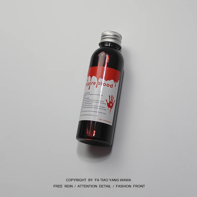 Выпивайте когда скучаете и пугаете ее! Люди поддельные кровь поставляют 7 заказов