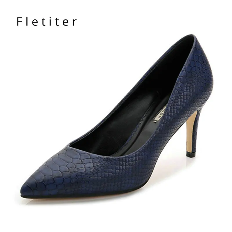 Туфли женские на высоком каблуке натуральная кожа заостренный носок элегантная