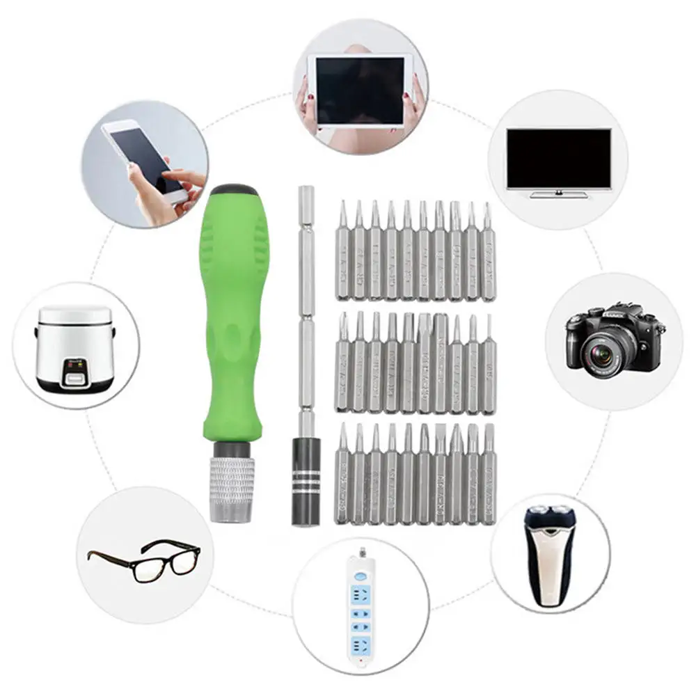 

Precision Screwdriver Set Of 32 In 1 Multifunction Mini Screwdriver Set Phone Mob Repair Hand Tool Accessories