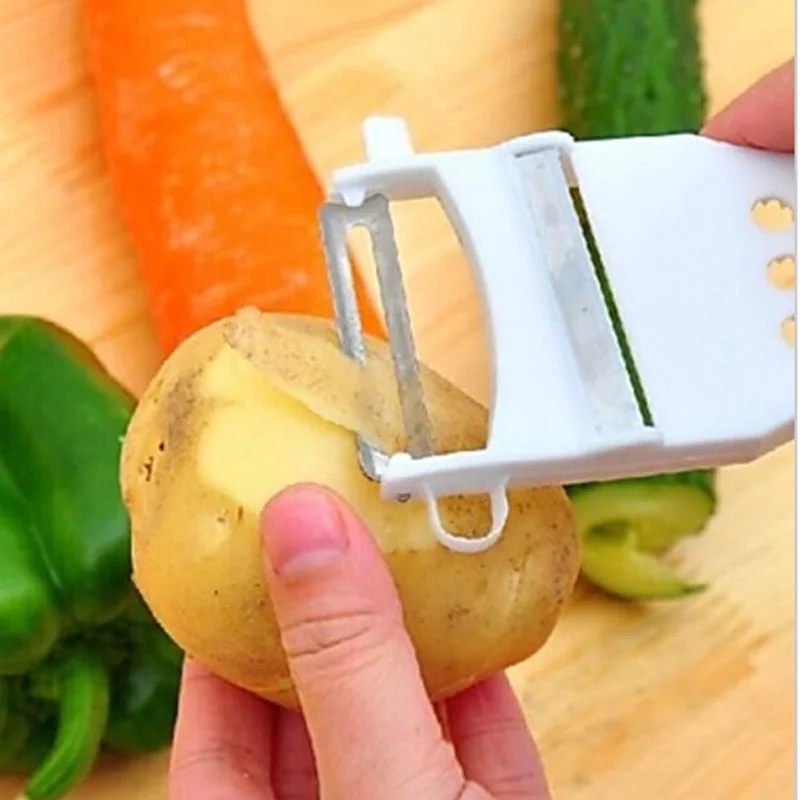 5 In 1 Vegetable Fruit Slicer Chopper Dicer Kitchen Gadgets Tools Cutter Sides Multifunction Handheld Peeler | Дом и сад