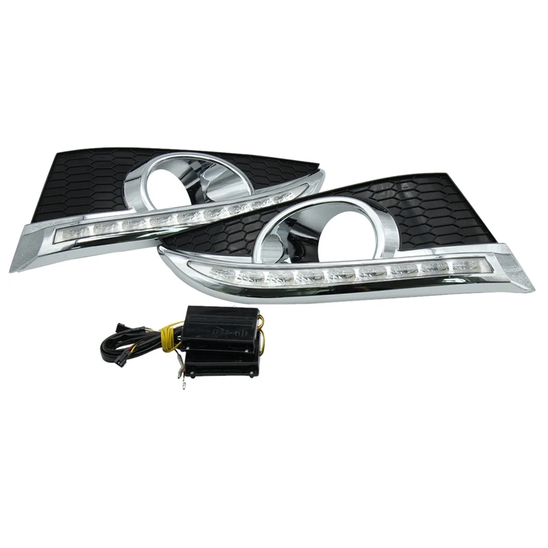 

Дневные ходовые огни для Chevrolet Kopac 2011-2013 светодиодный дневные ходовые огни, передние противотуманные фары для автомобиля, 2 шт.