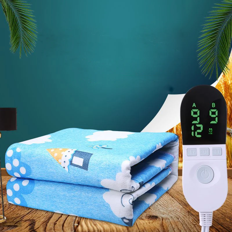 

CN Electric blanket single double thickening heater bed constant temperature mattress heating heater electric blanket
