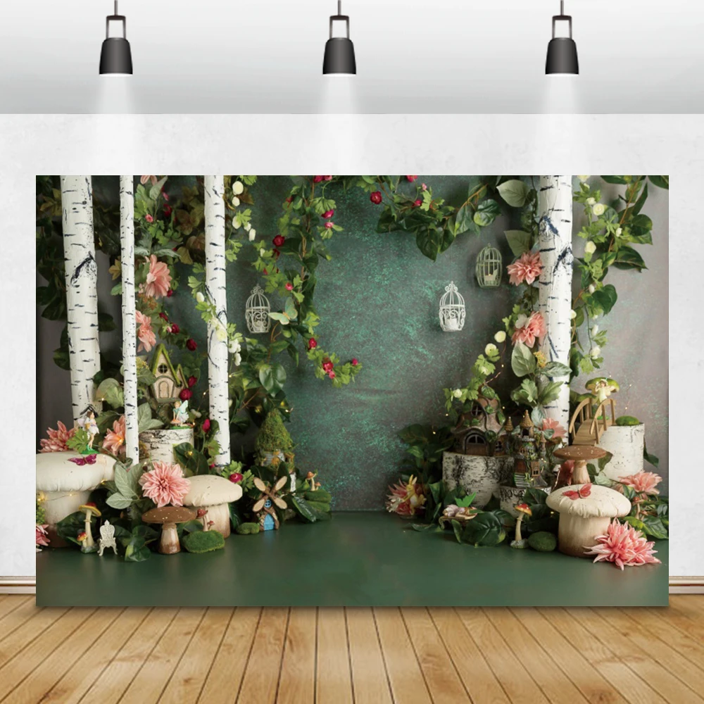 Laeacco День Рождения фотография фон с воздушными шарами медведь игрушка звезды