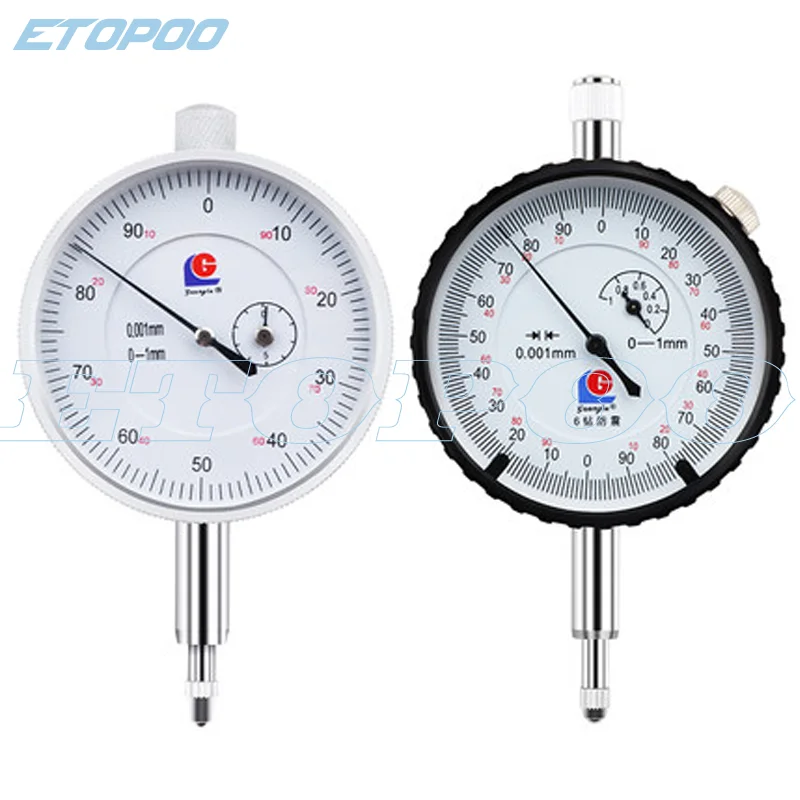 0 1 мм x 001 циферблат микронный индикатор Марка GuangLu фотометр|dial gauge|measuring gaugemicron dial