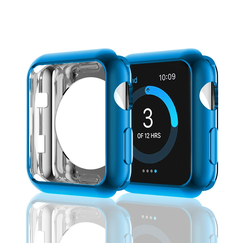 Чехол бампер для iwatch мягкий ТПУ ультратонкий устойчивый к царапинам защитный