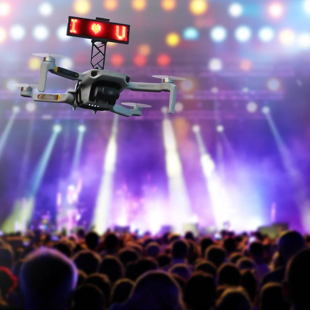 Editable LED дисплей экран для DJI Mavic Mini RC Дрон аксессуары легкий доска DIY рекламные огни