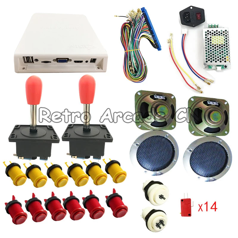 Аркадная игра комплект 1299 в 1 pcb коробка 5S Джамма доска с копией sanwa Джойстик