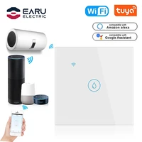 eu wifi smart timer glass panel boiler water heater wall touch switch smart life tuya remote control by alexa google assistant