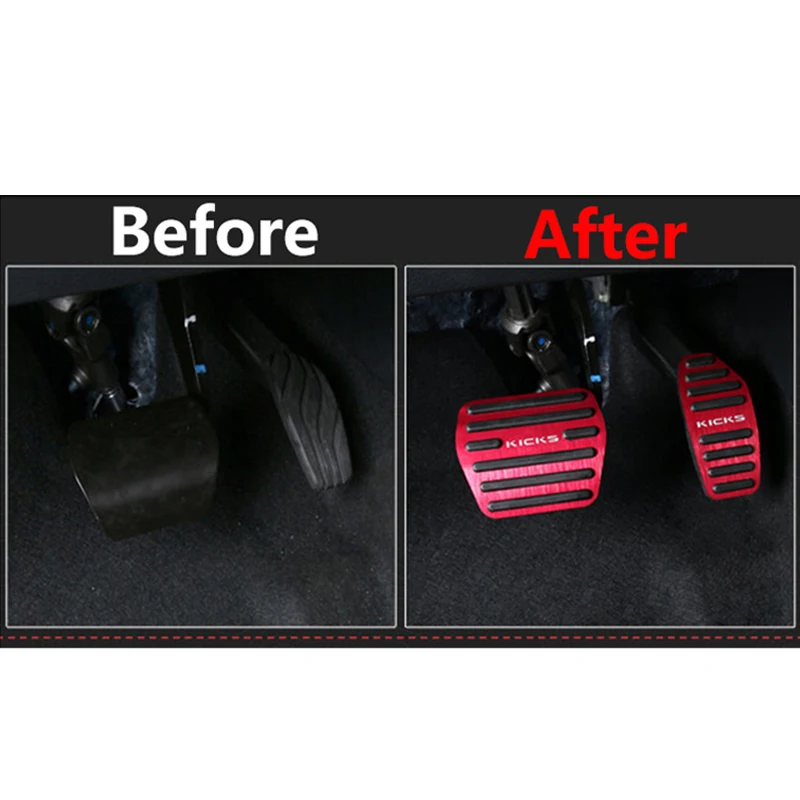 Алюминиевые автомобильные педали акселератора тормозные колодки чехол Обложка