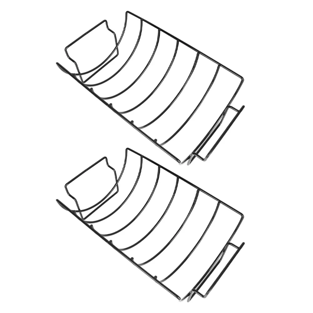 

2pcs Multi-purpose BBQ Rack Iron Steak Skeleton Grill for Yard Park Outdoor