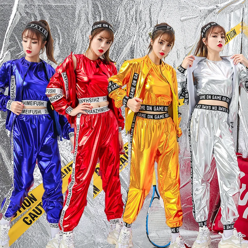 Новый современный костюм для джазовых танцев женский выступлений в стиле хип хоп