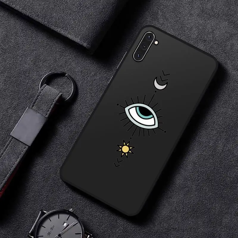 

Evil eye Phone Case For Samsung A32 A51 A52 A71 A50 A12 A21S S10 S20 S21 Plus Fe Ultra