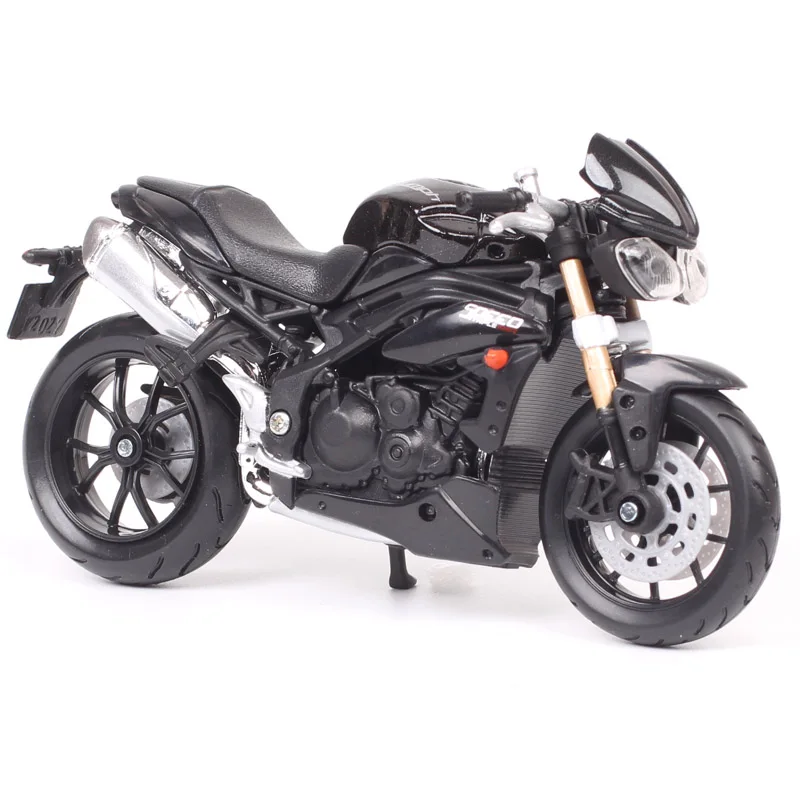 1/18 scale small bburago 2011 Triumph ST Speed Triple Tiger 