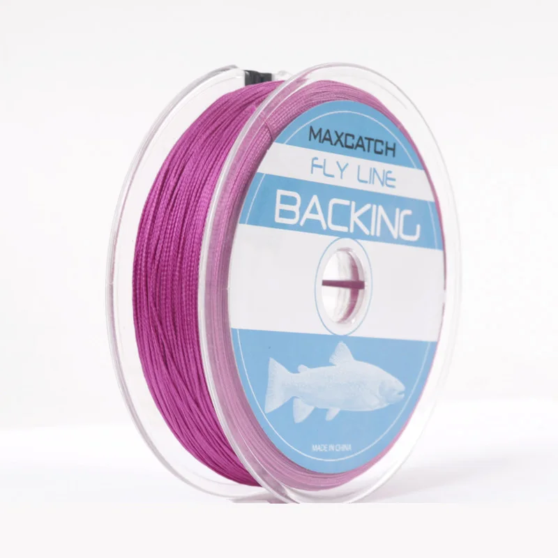 Maximumcatch бэк-Fly Line 50/100/300 метров 20/30LB двойной Цвет опорная линия плетеная летящая леска - Цвет: Purple Color