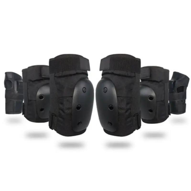 

6pcs/set Skating Bike Protective Gear Sets Knee Elbow Pads Bicycle Skateboard Ice Skating Roller Wrist Knee Sports Protector