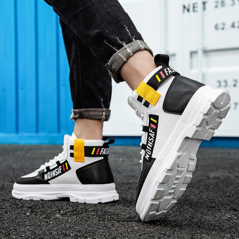 Мужские осенне зимние модные туфли Новинка 2020 спортивные дышащие износостойкие