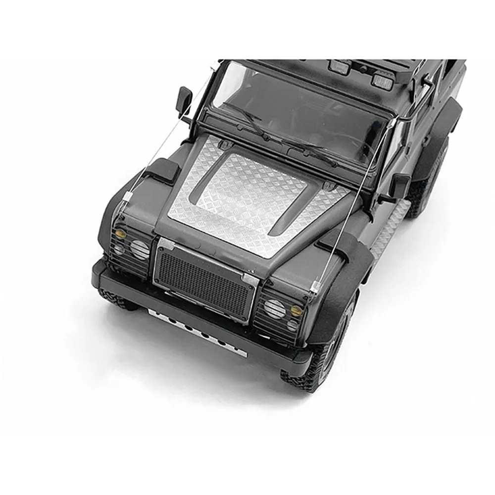 

Stainless Steel Engine Cover Hood Anti-skid Plate for CAPO CUB1 RC Car Upgrade Accessories