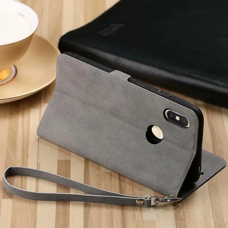 Для Xiaomi Redmi Note 5 чехол бумажник чехол-подставка с откидной крышкой из кожи чехлы