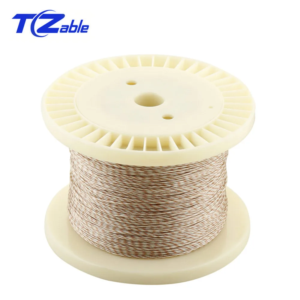 Сменный кабель 100 м для самостоятельной сборки 1 сердечник медный серебряный