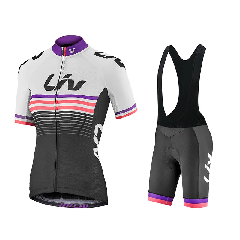 

Summer LIV Lycra Cycling Jersey Set Women Road Bike Clothing Gel Shorts Sport Suit MTB Uniform 2022 Female Bicycle Clothes Dress