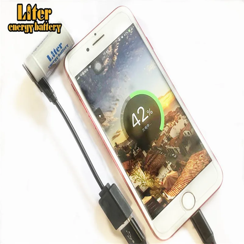 Быстрая отправка литий-ионный перезаряжаемый аккумулятор ICR18350 3 7 в 1000 мАч с Micro USB