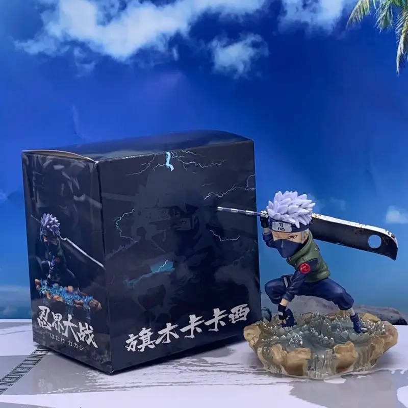 

Japan Anime Figure Hatake Kakashi 10Cm Q Version Figure Collectibles Model Toy Anime Toys Gift Pvc Model Cartoon Toys