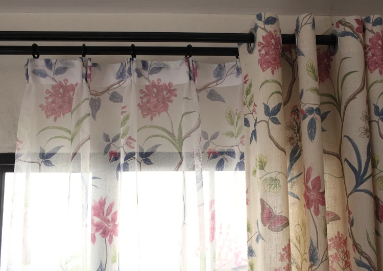 Новая дизайнерская хлопковая льняная занавеска с рисунком для гостиной спальни