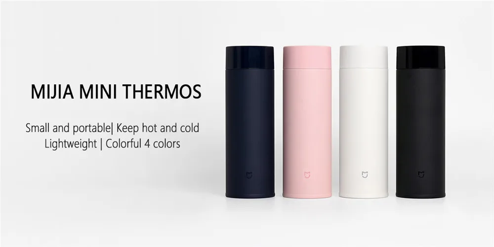Xiaomi Mijia 350ml Stainless Steel Water Bottle 190g Lightweight Thermos Vacuum MIni Cup Camping Travel Portable Insulated Cup