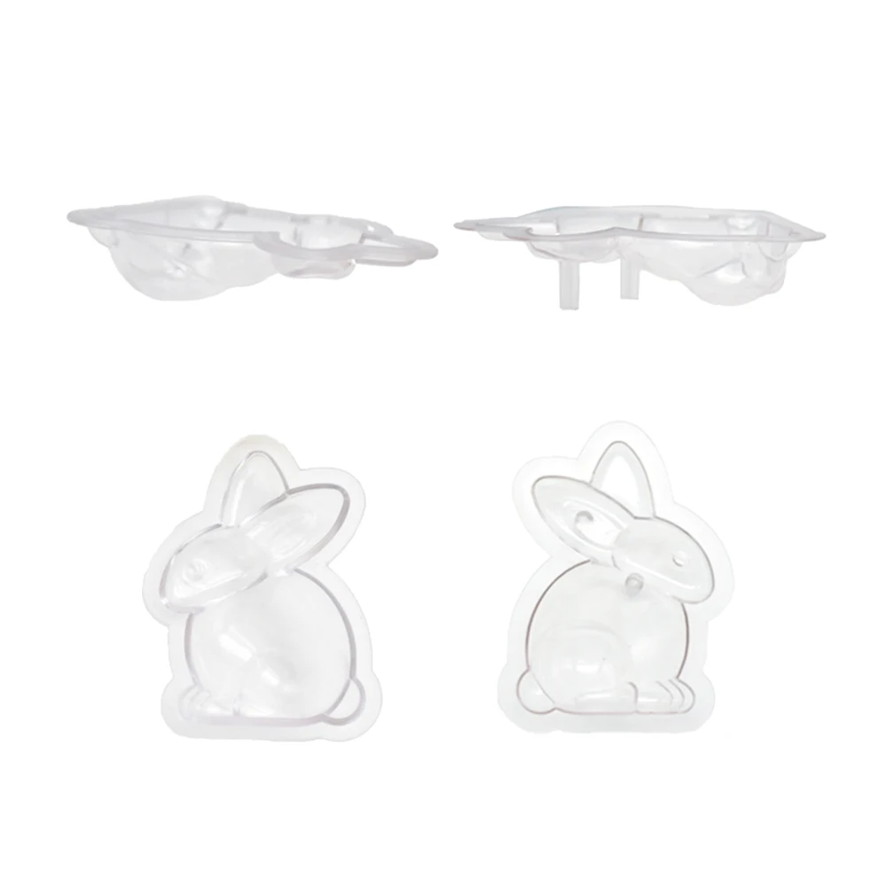 4 шт. 3D Пасхальный кролик в форме кролика форма для торта помадки шоколада