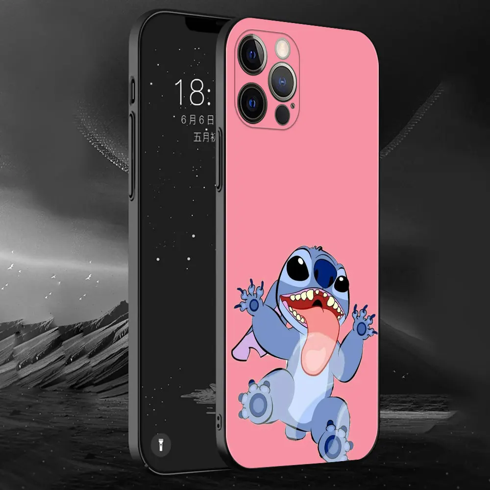 

Милый чехол с Лило и стичем для Huawei Mate 40 Pro Plus 20 Lite 10 40 RS, черный мягкий чехол