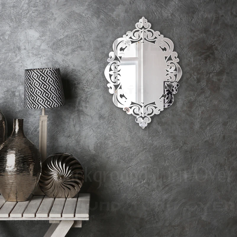 Зеркальные настенные зеркала зеркальные для тела каваи макияж круглая спальни