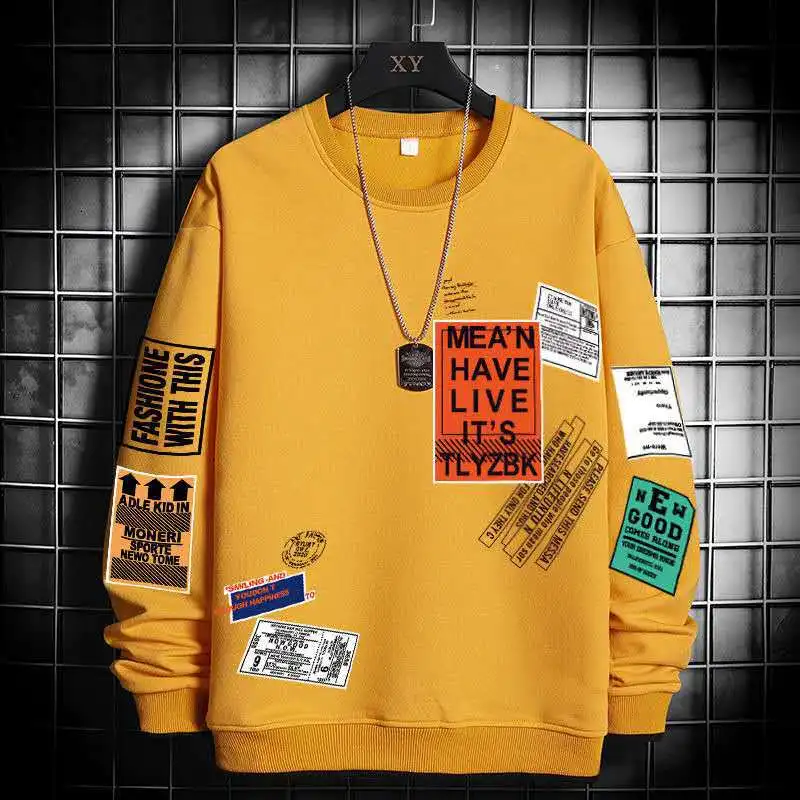 

2021 Fashion Print Loose Comfort Cotton Hoodie, Spring Couple Outdoor Street Jogging Hoodie YHZ573--YHZ578