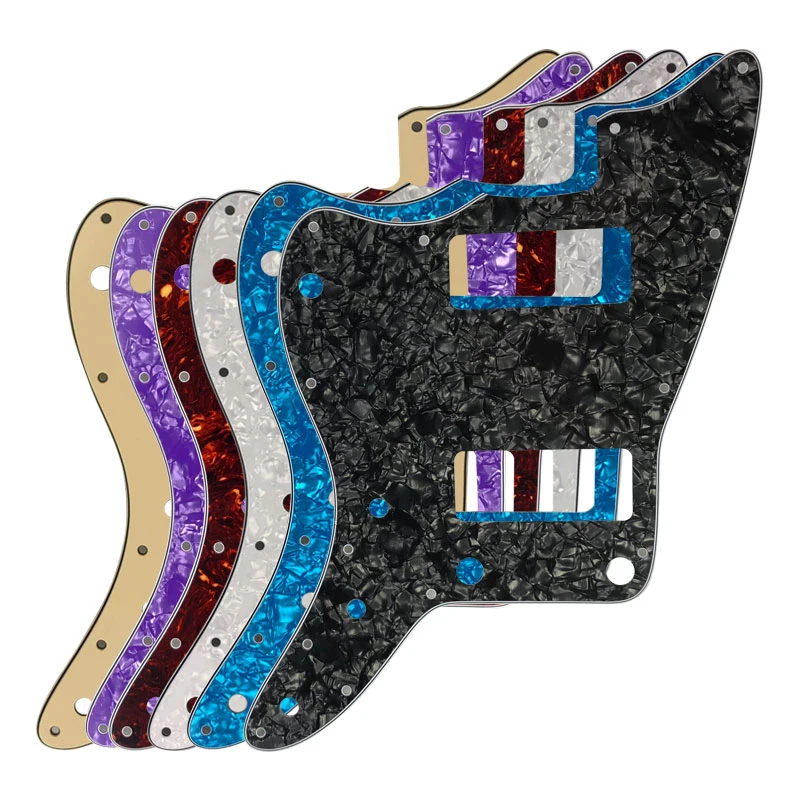 

Guitar Parts - For Left Handed US No Upper Controls Jazzmaster Style Guitar Pickguard With P90 Pickups Scratch Plate Replacement
