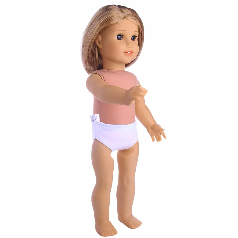Однотонное нижнее белье LUCKDOLL 18 дюймов американская кукла 43 см аксессуары для