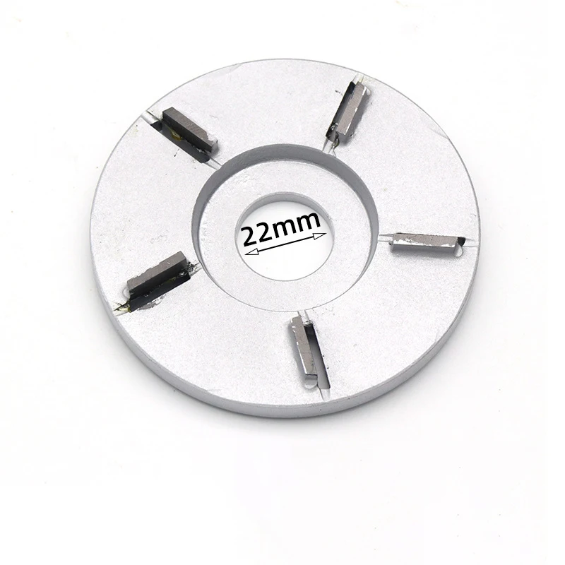 

1pcs 90x22mm Curved/Flat 3/4/5/6 Teeth Plane Wood Carving Disc Milling Cutter 22mm Aperture Tea Tray Milling Tool