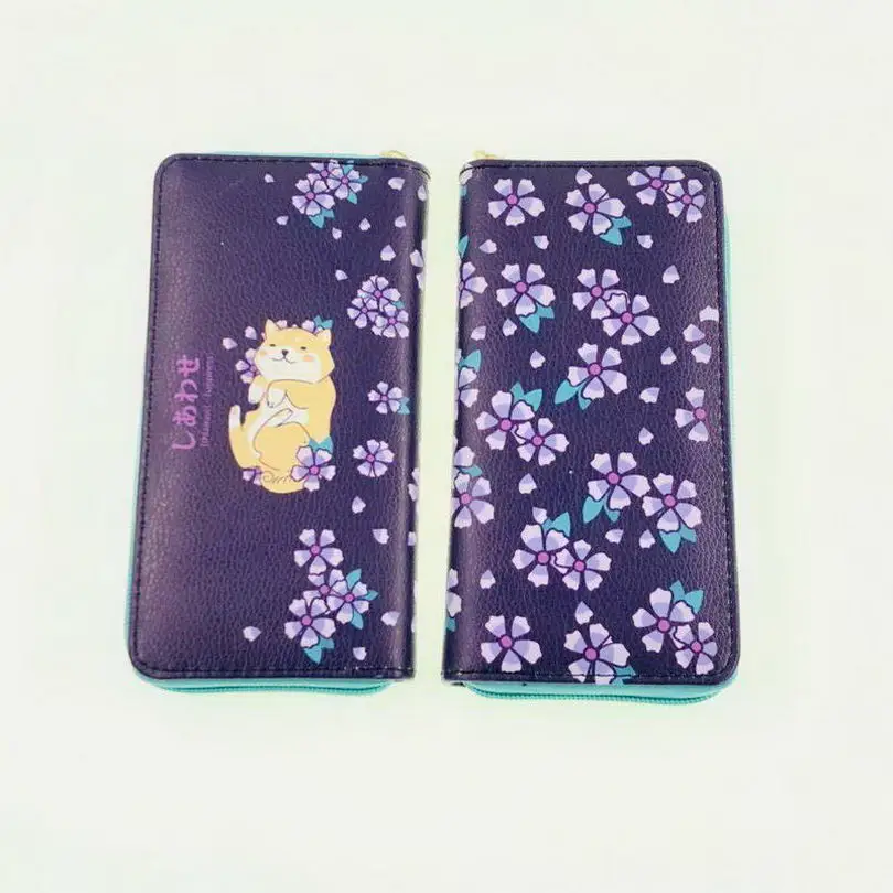 KANDRA Летний Новый женский цветочный принт модный длинный ладонь кошелек дорожный