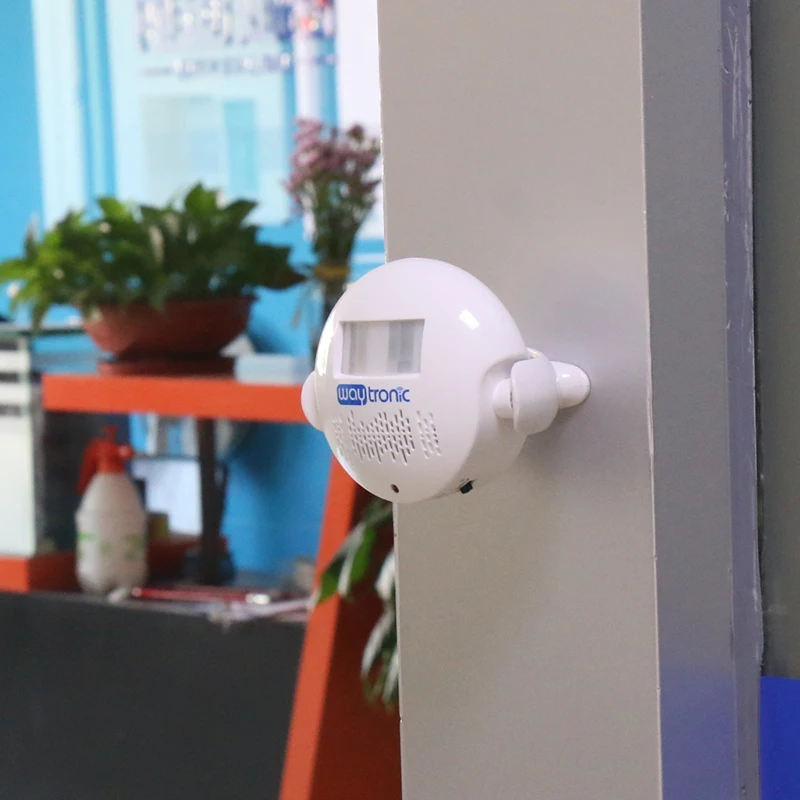 

Battery Powered Direction Sensing Human Body Welcome Doorbell Motion Sensor with Sound