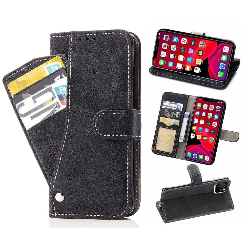 Кожаный чехол бумажник с откидной крышкой для iPhone 6 6S 7 8 Plus 6Plus 7Plus plus 7s ipone iohone iPhone6