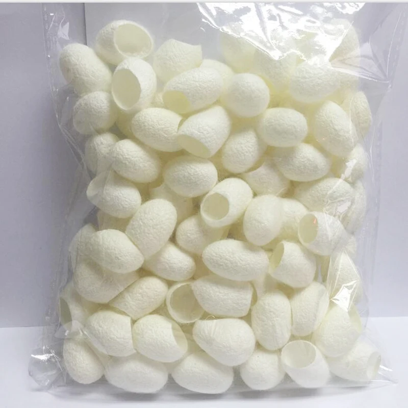 Шелковые коконы шелкопрядные шарики уход за кожей лица Очищающее отбеливание