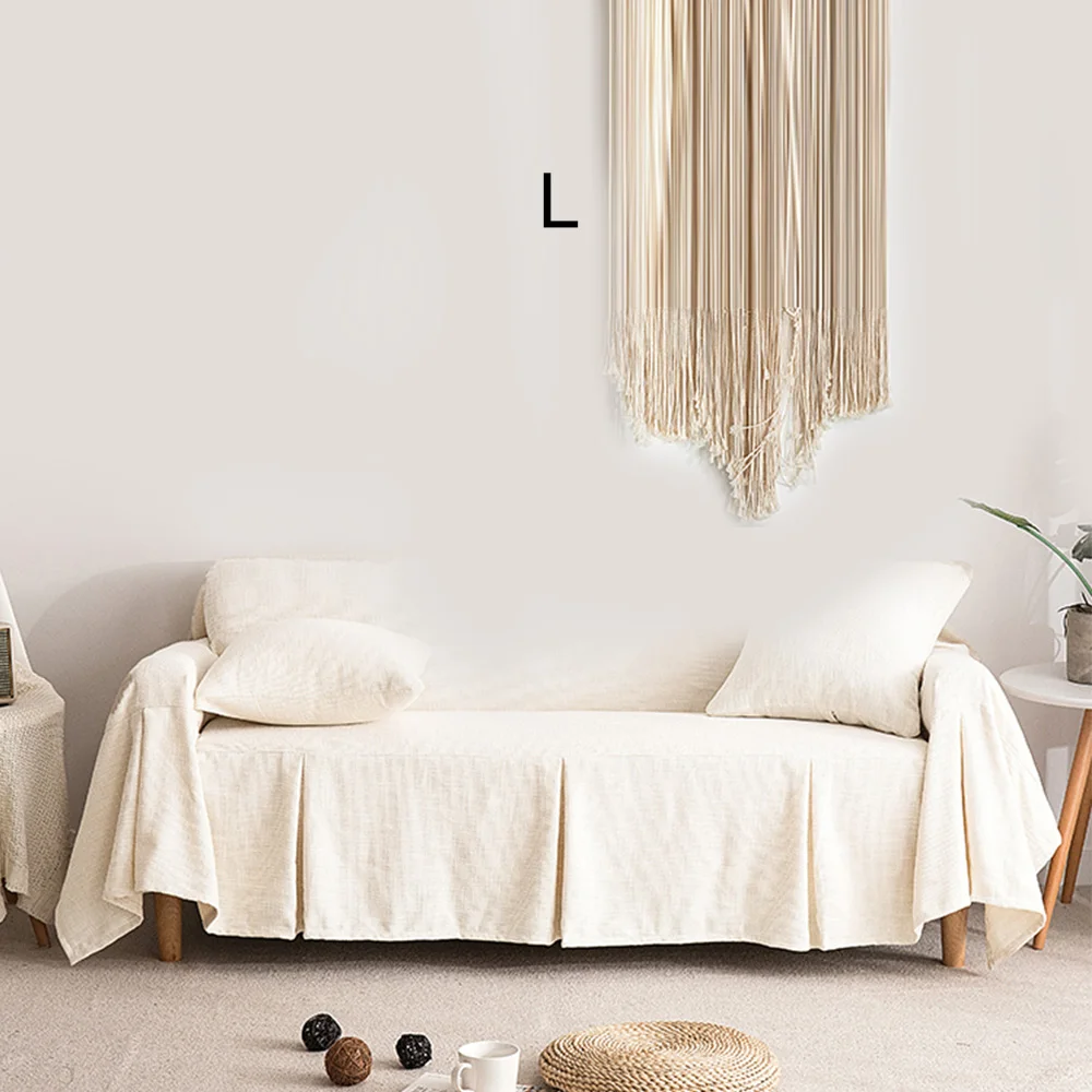 Beige 200x260cm 1/2/3/4-Seater для диванов одноцветное Цвет Универсальный диван Полотенца все включено пылезащитный чехол для дивана домашняя наволочка чехлов - Цвет: Beige 200x260cm